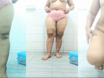 รุ่นนี้ไม่ต้องอายเรื่องหุ่น สาวใหญ่มาดมั่น โชวืหุ่นสุดเซ้กซี่ในห้องน้ำ