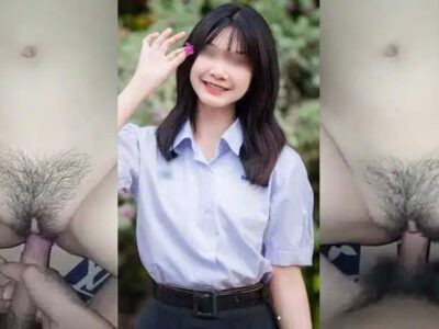 คลิปหลุดนักเรียน นักเรียนไทย หลุดจากกลุ่มลับ แอบถ่ายคลิปแฟนสาว ขาวเนียน หุ่นดีมากๆ