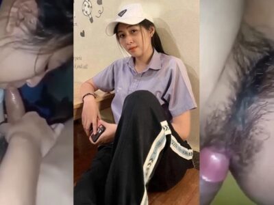 คลิปหลุดนักเรียนมาใหม่ สาวนักเรียนอมควยให้แฟน ดูดควยเสียวๆ