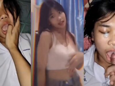 คลิปหลุดนัดเย็ดนักเรียน สาวนักเรียนโดนแฟนเย็ด โดนชักเว่าแตกใส่หน้า