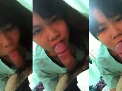 คลิปหลุดนักเรียน 18+ สาววัยรุ่น อมควยให้แฟน เสียวๆ ลีลาการอมควยเด็ดมาก ดูดควยเสียวๆ