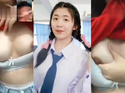 หลุดคอลเสียว นักเรียน 18+ วีดีโอคอลเสียวกับแฟน เปิดนมให้แฟนดู