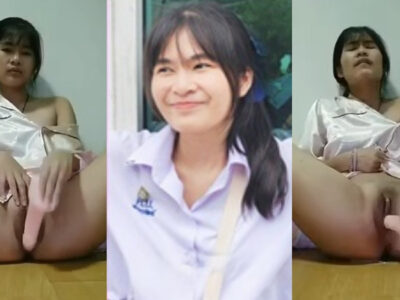 คลิปหลุดนักเรียน เงี่ยนจัด สาวขี้เงี่ยน อยากโดนเย็ด ตั้งกล้องไลฟ์สด เขี่ยหีโชว์