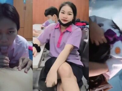 คลิปหลุดนักเรียน 18+ xxx สาวขี้เงี่ยน ดูดควยให้แฟน ลีลาเด็ดมาก อมควยเสียวๆ