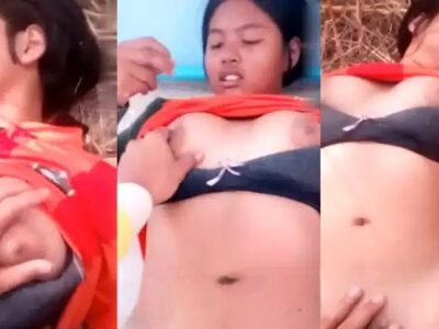 คลิปหลุดทางบ้าน Outdoor 18+ เย็ดนักเรียนข้างกองฟางกลางนา โดนเย็ดกลางแจ้ง