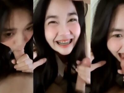 คลิปหลุดนักเรียน สาวไทยหน้าตาดี น่ารักมาก ดูดควยเสียวๆ อมควยให้แฟนเสร็จโดนเย็ดต่อ