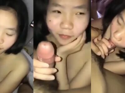 คลิปหลุดกลุ่มลับ นักเรียนดูดควย สาวม.ต้น อมควยให้แฟน โม๊คควยให้เสียวมาก