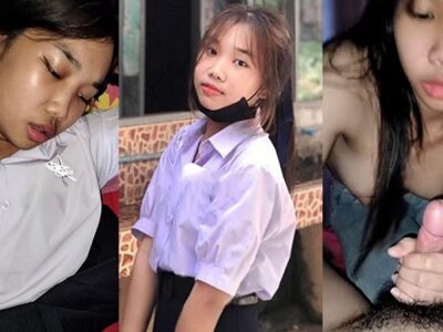 คลิปหลุดนักเรียน สาวม.ต้น ขี้เงี่ยน อมควยให้แฟน ดูดควยเสียวมาก โดนเย็ดหีต่อ